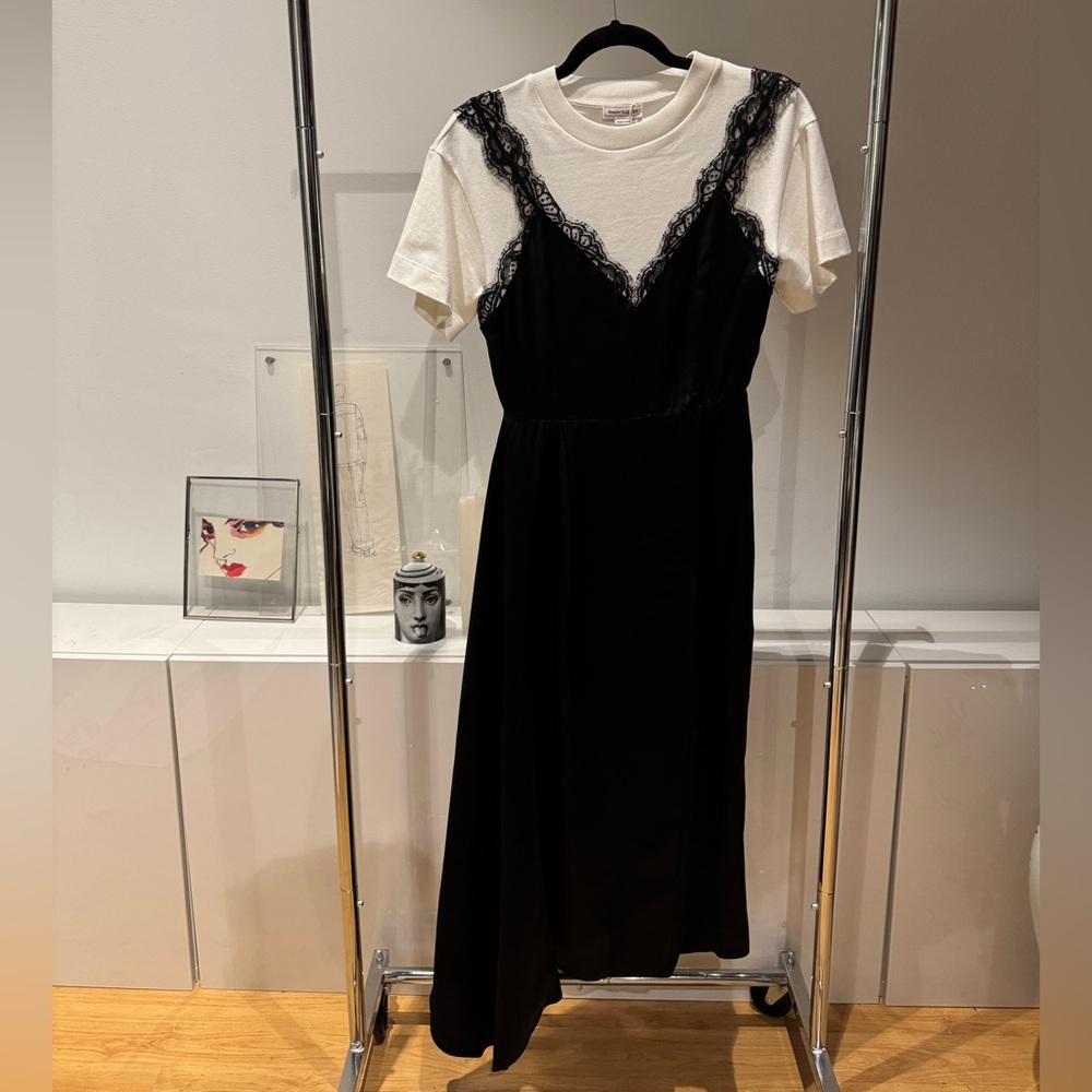 Alexander McQueen Layered T-shirt Midi Dress